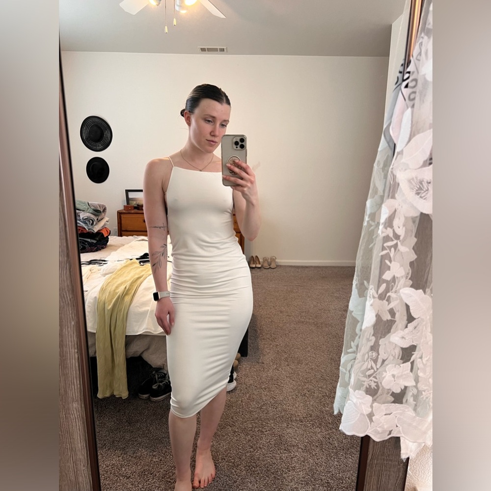Bodycon Open Back Dress